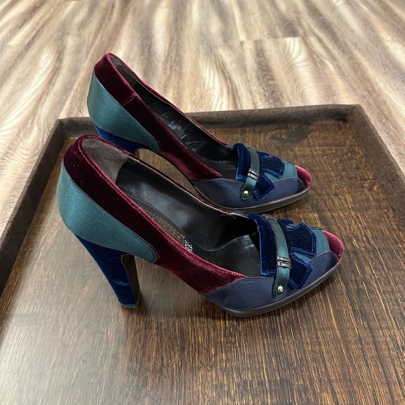 Gianfranco Ferré podium hills (36.5 size) - Picture 5 of 6